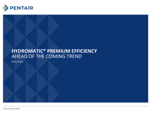 hydromatic® premium efficiency
