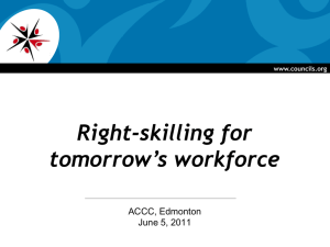 Right-skilling for tomorrow`s workforce