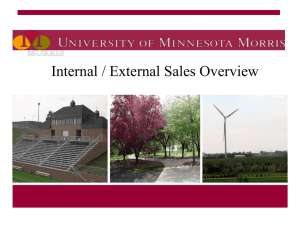 Internal/External Sales overall presentation