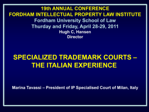 Marina Tavassi - Fordham IP Conference