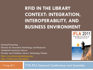 The impact of RFID on library management systems* design
