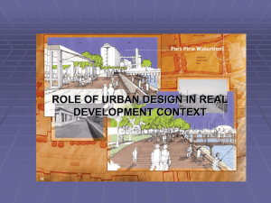 Lecture 2 - Department of Urban And Regional Planning