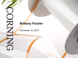 Brittany Fischer from Corning, Inc. - Clubs at PSU