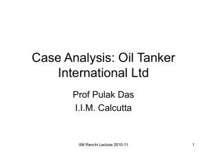 Case Analysis: Oil Tanker International Ltd