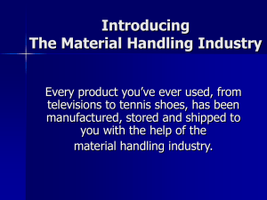 Introducing The Material Handling Industry