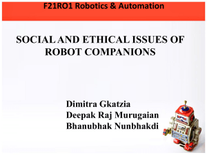 Robot companions - Mathematical & Computer Sciences