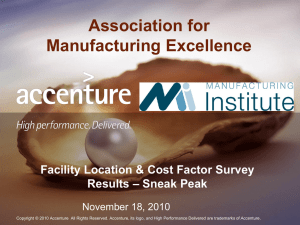 Mfg Institute-Accenture Study - Association for Manufacturing