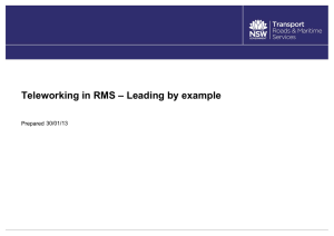 RMS and Teleworking