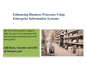 Enhancing Business Processes Using Enterprise Information Systems