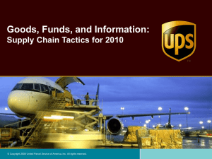UPS Supply Chain Solutions Overview