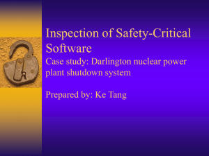 Inspection of Safety-Critical Software Using Program
