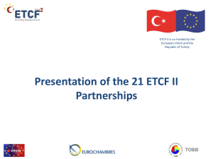 PowerPoint Sunusu - EU-Turkey Chambers Forum