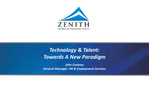 Technology Talent – Towards a New Paradigm