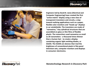Nanotechnology Research in Discovery Park