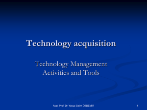 Technology acquisition