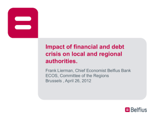 Impact of financial and debt crisis on local and regional authorities
