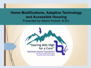 Adaptive Technology, Accessible Housing, and Home Modification