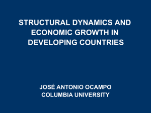 structural dynamics and economic growth in developing countries