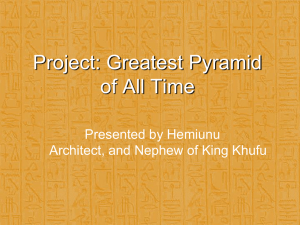 Great Pyramid presentation (PowerPoint file)