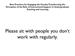 Faculty Engagement - Public - Teaching and Learning Excellence
