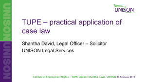 Shantha David The practical application of case law