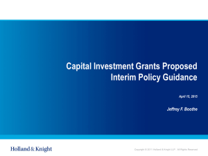 4.15.15 presentation on Program Projects Investment