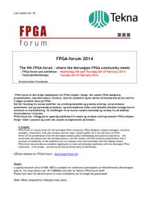 FPGA-forum 2014