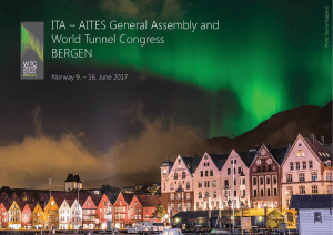 ITA – AITES General Assembly and World Tunnel Congress