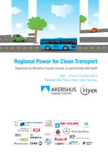 Regional Power for Clean Transport