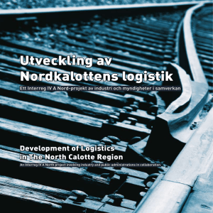 Folder - Utveckling av Nordkalottens logistik
