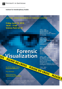 Forensic Visualization