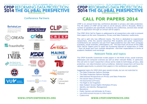 CALL FOR PAPERS 2014 - Vrije Universiteit Brussel