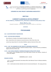 Program UPG Meeting Rome, 03.03.2014 final