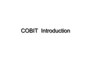COBIT 5 Implementation