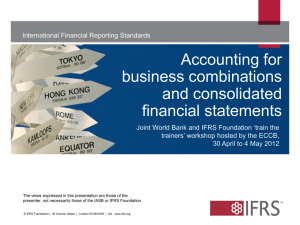 IFRS 3 Business Combinations
