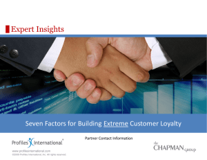 7 Factors for Building Customer Loyalty SBP
