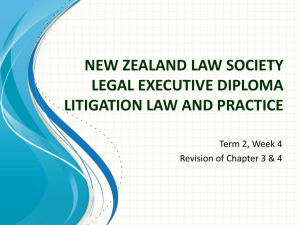 new zealand law society legal executive diploma