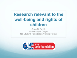 research well-being - NZ