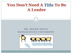 You Don*t Need A Title To Be A Leader
