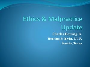 2013 Ethics Update
