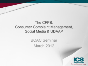 BCAC-CFPB-Consumer-Complaint-Management - Bcac