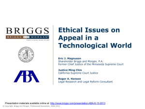 judicial ethics & internet research