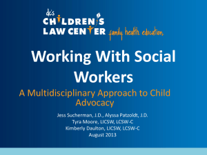 Working with Social Workers
