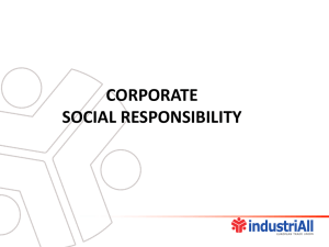 1. CSR Standards and Approaches