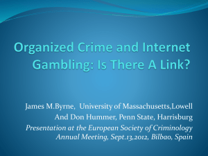 Organized crime - University of Massachusetts Lowell