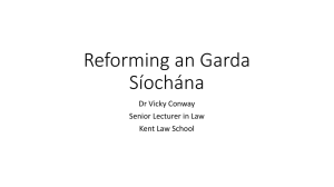 Reforming an Garda Síochána