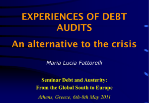 Official Debt Audit - Auditoria Cidadã da Dívida