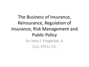 Reinsurance - The Griffith Foundation