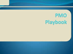 EPMO Playbook-James Brown - Project Management Institute