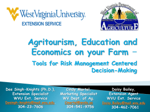 Agritourism, Education and Economics on your Farm